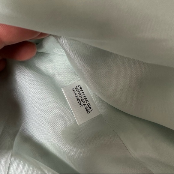 Mac & Jac Anthropologie Tweed Jacket Blazer Black Ribbon Trims Women Medium - Picture 10 of 12